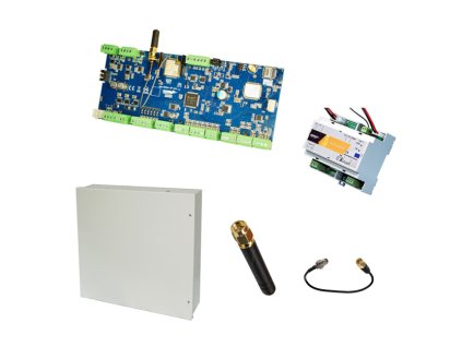 NeoGSM-IP-64- SET - Zestaw centrala alarmowa z komunikacją GSM/IP, 16 wejść, 8 wyjść - ROPAM