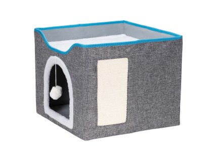 Mačací domček so škrabadlom 42x41x34 cm Springos PA1085