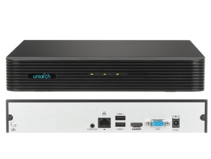 NVR-104E2 - 4-kanálový IP rekordér, 8Mpx, 4K, 1x HDD - Uniarch By Uniview