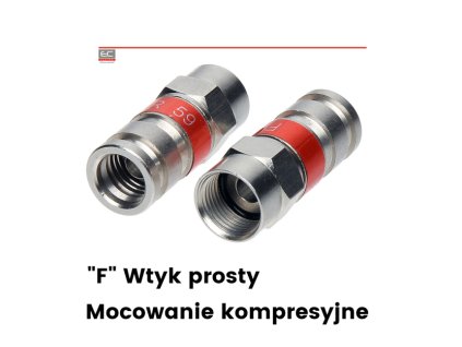 F/ZAC-RG59/MSR - Kompresný konektor na kábel RG-59 - ALIQUAM