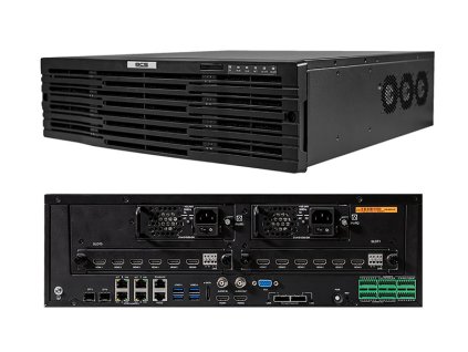 BCS-P-NVR12816-4KR - Záznamník 128 kanálový, 12Mpix, 4K, 16HDD, RAID, 384Mb/s - BCS POINT