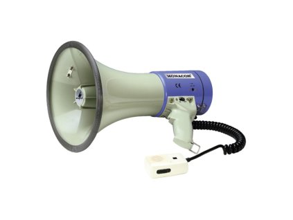 TM-27 - Ručný megafón so špirálovým káblom, 25W - MONACOR