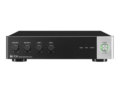 A-5006 - Digitálny mixážny zosilňovač 60W; 1-zónový; výstupy 100V/4Ohm, 2 vyvážené vstupy MIC/LINE, 2 stereo vstupy LINE, DSP procesor - TOA