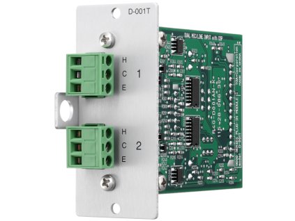 Vstupný modul matice M-9000M2; pár vstupov MIC/LINE na konektoroch Euro-Block - TOA
