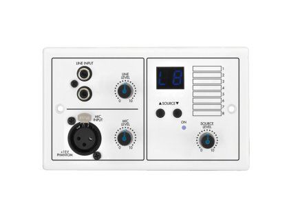 Nástenný ovládací panel Monacor ARM-880WP1 pre zónový systém EC-25076