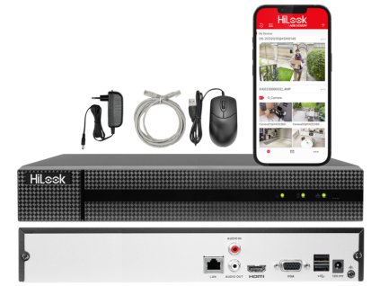 HWN-4116MH - 16-kanálový IP rekordér, do 8MPx, H.265+, 1x SATA - Hikvision Hiwatch