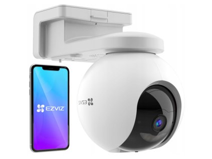 HB8 2K+ - Otočná WiFi kamera, 4Mpx, Automatické sledovanie, Audio, 10400mAh - EZVIZ