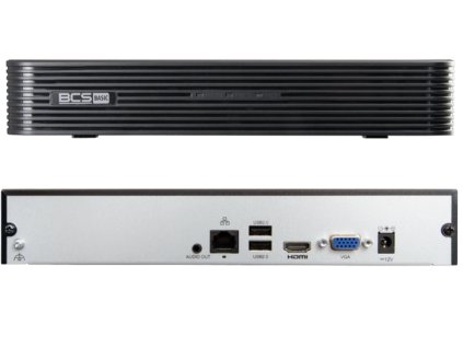 BCS-B-NVR0401(2.0) - 4-kanálový IP rekordér, do 8Mpx, 4K, 1x SATA - BCS Basic