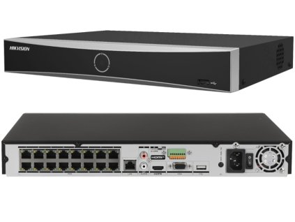 DS-7616NXI-K2/16P - IP záznamové zariadenie s 16 kanálmi, do 12Mpx, 2x HDD, PoE, AcuSense - Hikvision