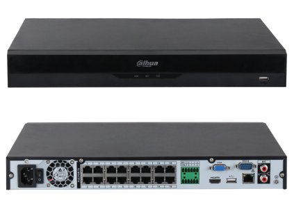 NVR4216-16P-EI - IP záznamník 16-kanálový, do 16Mpx, 2xHDD, 16xPoE, H.265+, Ai - DAHUA