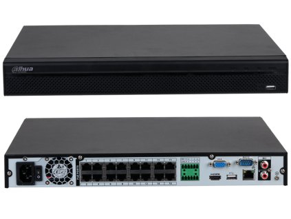 NVR4216-16P-4KS2/L - IP záznamník, 16-kanálový, do 8Mpx, 2xHDD, 16xPoE, H.265+ - DAHUA