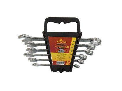 set of combination spanners 8 17mm 6 el