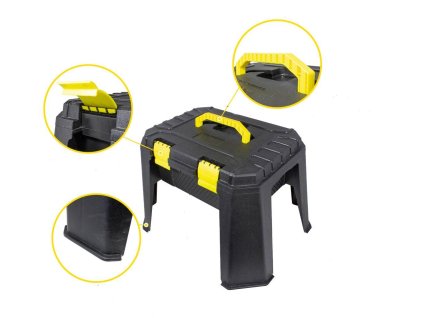 toolbox table with storage compartment