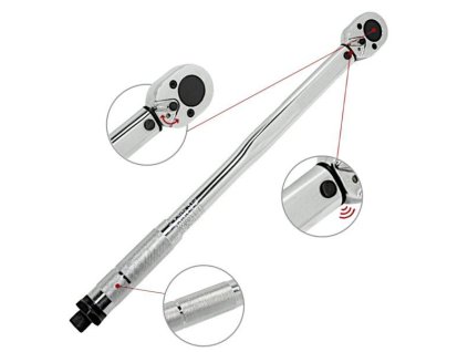 Momentový kľúč s blokovaním 1/2'' (28-210 nm)