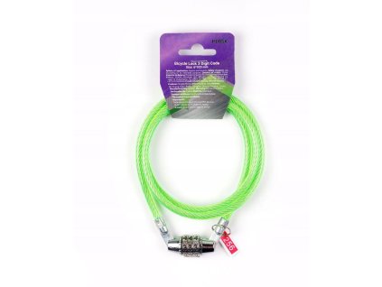 bike lock with combination lock cable