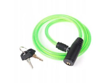 bicycle lock with key lock cable