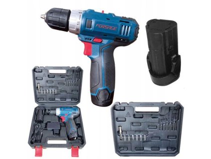 Akkumulátorový bezdrôtový skrutkovač kufor 12V