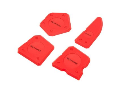 set of spatulas for removing excess silicone sealant