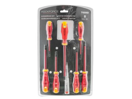 Sada izolovaných skrutkovačov 8ks.