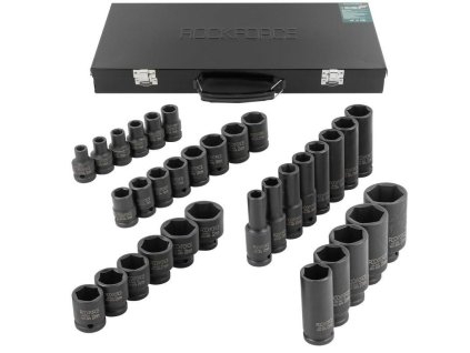 Sada dlhých rázových nástavcov 1/2" 8-32mm 6-hranné