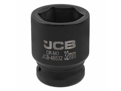JCB Nárazná hlavica 3/4" 32mm 6-hranná Cr-Mo PRÍLOHA KĽÚČA
