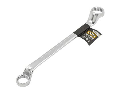 JCB Kľúč OČKOVÝ 2-stranný ohnutý o 75 STUPŇOV 24x27 mm Cr-V 12-HRANNÝ