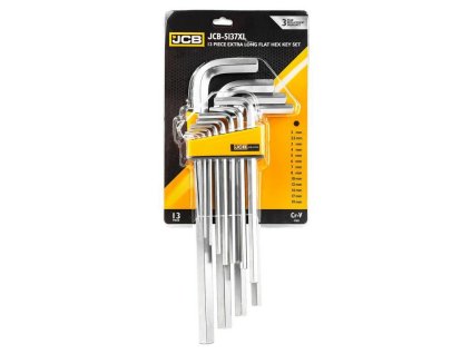 JCB Sada IMBUSOVÝCH KĽÚČOV 13 KS 2-19mm typu L Cr-V HEX