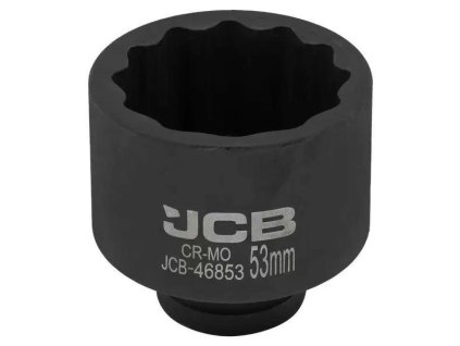 JCB Rázová hlavica 3/4" 53mm 12-hranná Cr-Mo NÁSTRČNÝ kľúč
