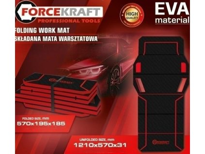 FORCEKRAFT Matrac poduška ležadlo SKLADACIA pena dielenská 1210x570x31mm