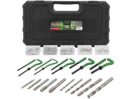 ROCKFORCE Súprava na OPRAVU závitov, ZÁVITNÍKY komplet 131 KUSOV