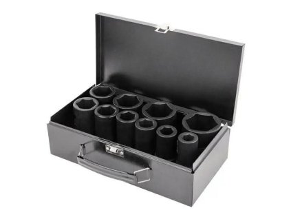 FORCEKRAFT Sada nárazových hlavíc 3/4" 10 PRVKOV 6-hranných (17-46mm)