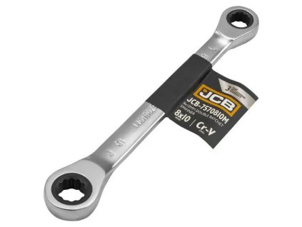 Obojstranný očkový kľúč s račňou