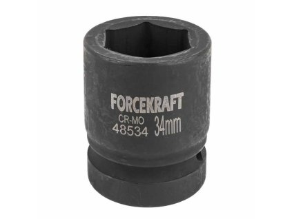 FORCEKRAFT Rázová hlavica 1" 34mm 6-hranná