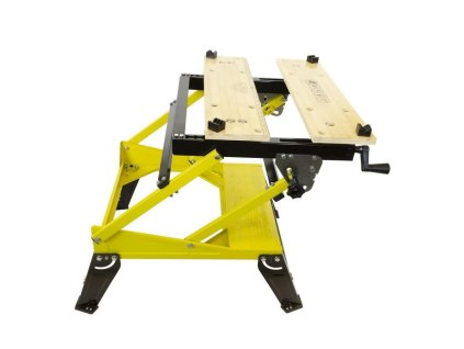 Kovový dielenský stôl s nastaviteľným