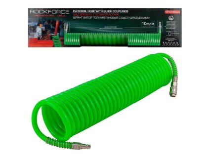 Špirálová hadica s rýchlospojkami 10mm