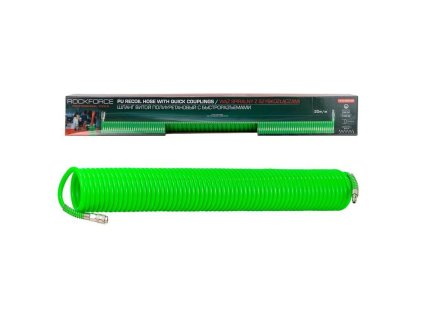 spiral hose with quick release couplings 14x10mm 20m