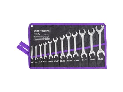 zestaw kluczy plaskich 12el 6 32mm