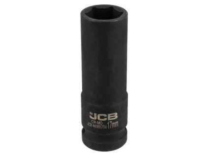 JCB RÁZOVÁ HLAVICA HLUBOKÁ tenkosteny 1/2" Cr-Mo 6-hranová 17 mm