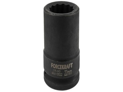 Hĺbkový nárazový nadstavec 3/4" 22mm 12-hranový