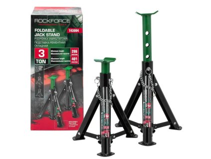 ROCKFORCE Podpery PODSTAVKY skladacie PODPERY AUTOMOBILOVÉ 3 TONY Sada 2 286-401mm