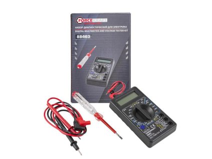 Diagnostická sada pre elektrikára digitálny multimeter indikačný skrutkovač