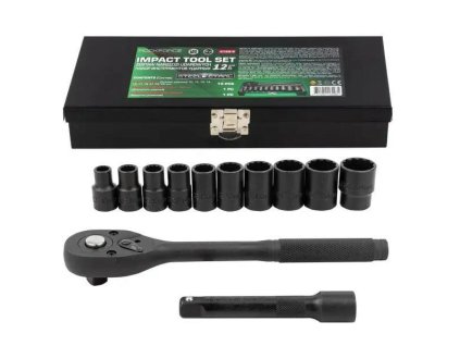 ROCKFORCE Súprava ÚDERNÝCH NÁRADÍ 12 KS 1/2" 12-hranné 10-24mm