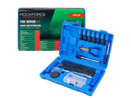 ROCKFORCE OPRAVNÁ SADA na PNEUMATIKY 57 DIELOV.