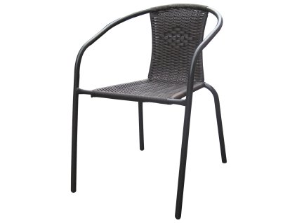 ZÁHRADNÁ STOLIČKA tmavohnedá