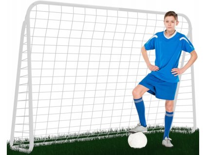 FUTBALOVÁ BRÁNKA "CHAMPIONS" SO SIEŤOU - 213 x 152 x 75 CM *3395