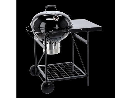 GUĽATÝ UHLÍKOVÝ GRIL S POKRIEVKOU A DOSKOU 90 x 70.5 x 111 CM *0117