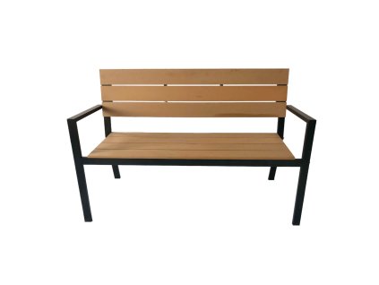 ZAHRADNÁ LAVIČKA 118 x 54 x 77 CM HNEDÁ *0810