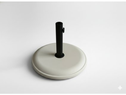 BETÓNOVÝ STOJAN NA SLNEČNÍK 16 KG BIELY *0896