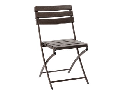 SKLADACIA ZÁHRADNÁ STOLIČKA 55 x 46 x 81 CM HNEDÁ *1015