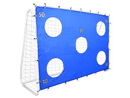 FUTBALOVÁ BRÁNKA SO SIEŤOU A CIEĽOVOU PLACHTOU 240 x 170 x 85 CM *7420